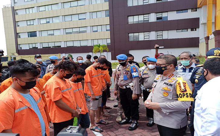 Polda Riau Amankan 117 Kilogram Sabu dan Ribuan Ekstasi Jaringan Malaysia