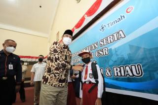 CSR PT Timah Bantu Pelajar hingga Tambatan Perahu di Karimun