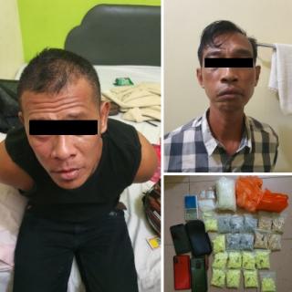 Polisi Gerebek Dua Pengedar Ekstasi di Wisma Tanjung Batu Karimun