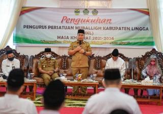 Bupati Nizar Ajak Persatuan Mubaligh Ikut Membangun Lingga