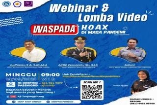 AJI Tanjungpinang Gandeng HMIP UMRAH Gelar Webinar Waspada Hoaks