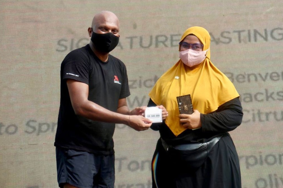 Perayaan 1st Anniversary Batam Marriot Hotel Bertabur Door Prize