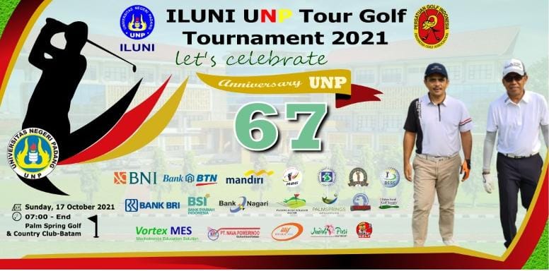 Anniversary UNP Ke-67, Iluni UNP Gelar Turnamen Golf di Batam