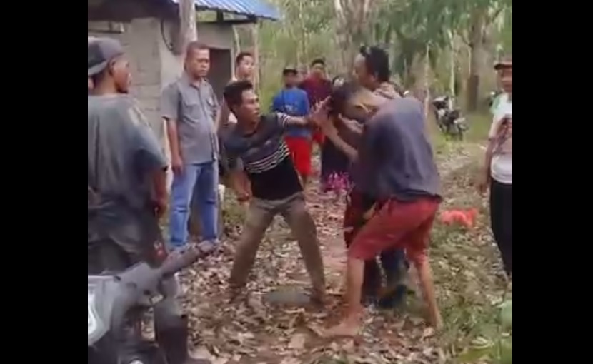 Maling Getah Karet Jadi Bulan-bulanan Warga di Kundur, Polisi: Sudah Damai