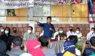 Pedagang Pinggir Jalan di Batubesar Nongsa Direlokasi ke Nilam Suri