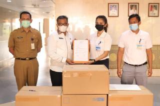PT Shimano Sumbang 120 Ribu Masker ke Pemerintah Batam