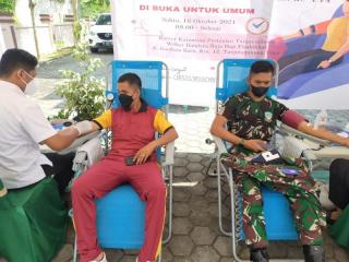 Aksi Donor 144 Kantong Darah Peringati Hari Karantina Pertanian di Bintan