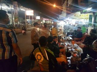 Polsek Lubuk Baja Tetap Jalankan Patroli Prokes saat PPKM Level 1