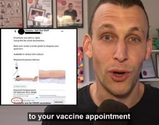 Cara Kaum Anti-Vaksin di Australia Hindari Vaksinasi Corona, Pakai Lengan Palsu