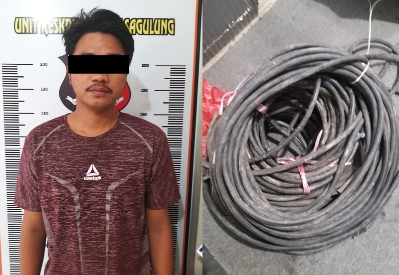 Maling Kabel, Seorang Karyawan Galangan di Batam Diringkus Polisi