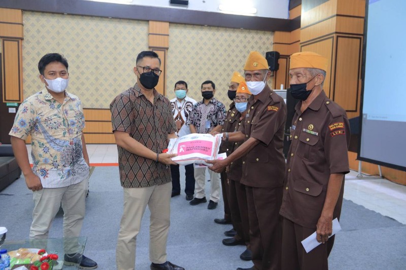 Legiun Veteran di Kundur Karimun Dapat Tali Asih dari PT Timah