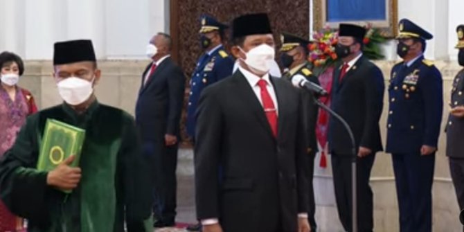 Presiden Jokowi Lantik Suharyanto Jadi Kepala BNPB