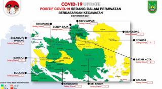 Peta Terkini Sebaran Kasus Corona di Batam, Zona Hijau Berkurang