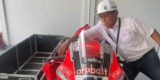 Duduk Perkara Unboxing Motor Ducati di Sirkuit Mandalika