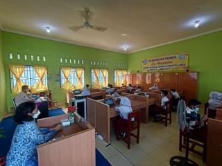 ANBK Siswa SD di Bintan, Tak Semua Pandai Menggunakan Komputer