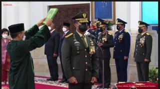 Jenderal Andika Perkasa Resmi Jabat Panglima TNI