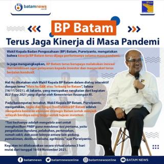 INFOGRAFIS: BP Batam Jaga Performa Kinerja Selama Pandemi
