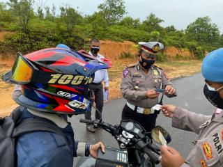 Polres Bintan Juga Razia Anggota Polri yang Tak Bawa SIM