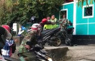 TNI-Polantas Baku Hantam Gegara Saudara Ditilang