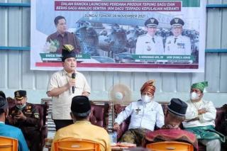 Janji Carikan Investor, Erick Thohir Kagumi Potensi Komoditas Sagu Meranti