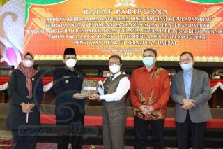 Tok! APBD Kepri 2022 Disahkan Rp 3,8 Triliun