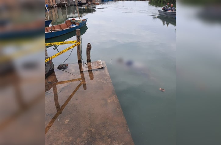 Mayat Pria Tertelungkup Mengapung di Pelantar Seijang, Tanjungpinang 