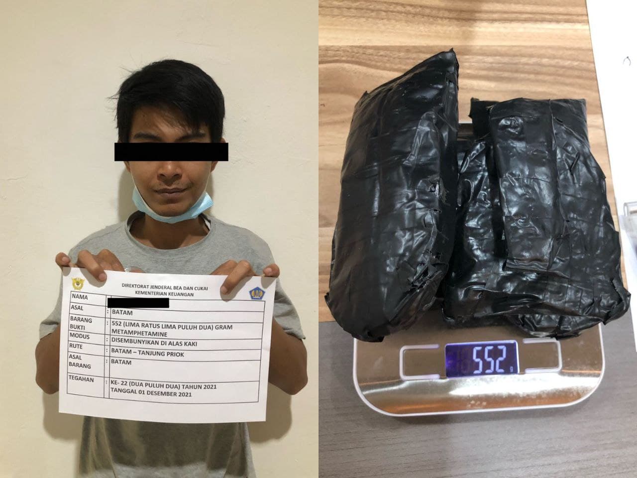 Calon Penumpang Pelni di Batam Bawa Sabu Terendus Anjing Pelacak
