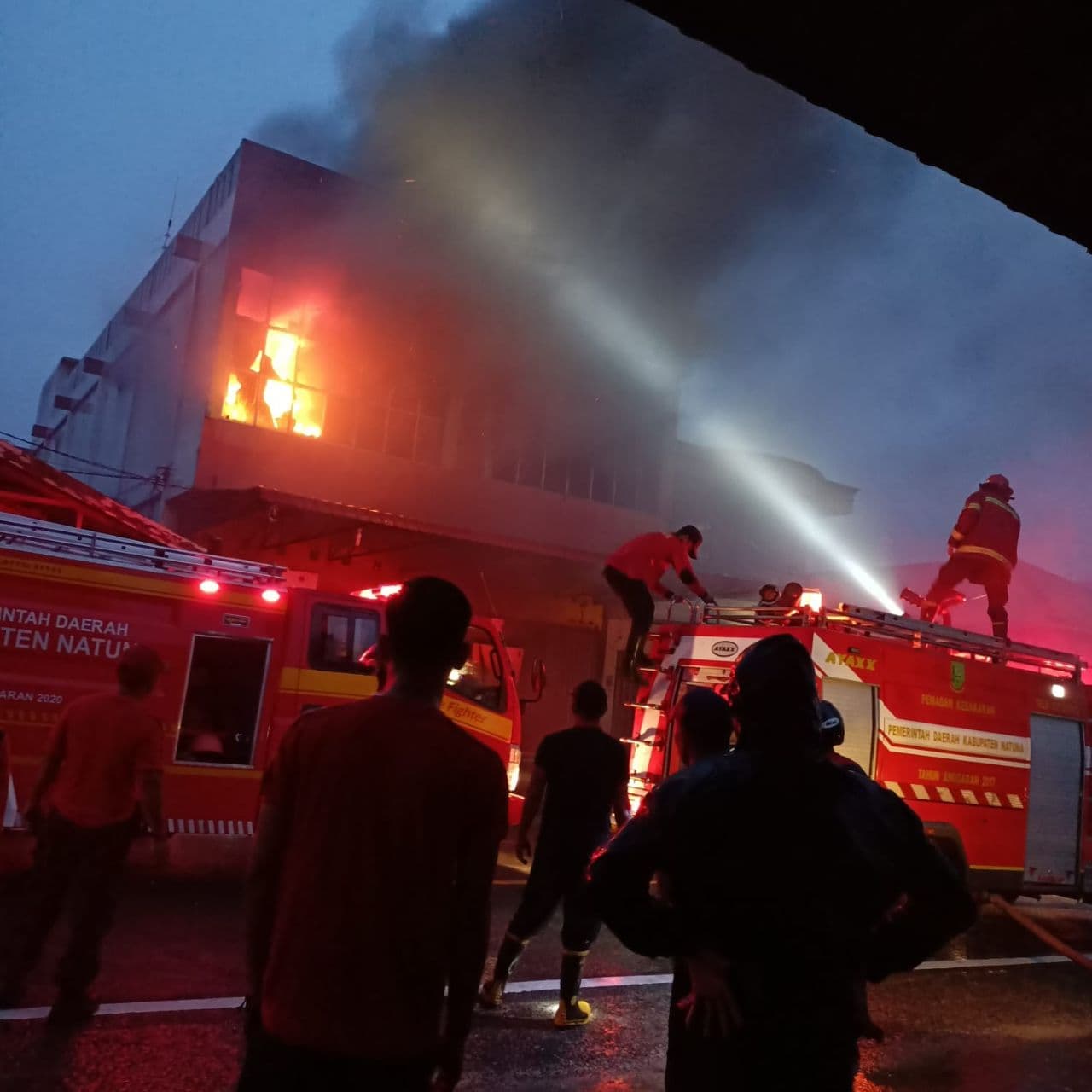 Damkar Ungkap Penyebab Kebakaran Devon Minimarket di Natuna