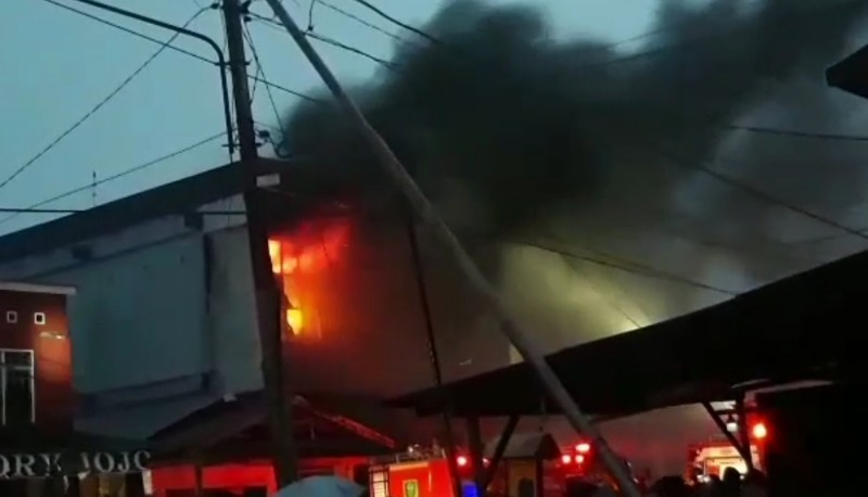 Minimarket di Natuna Terbakar, Sempat Terdengar Ledakan