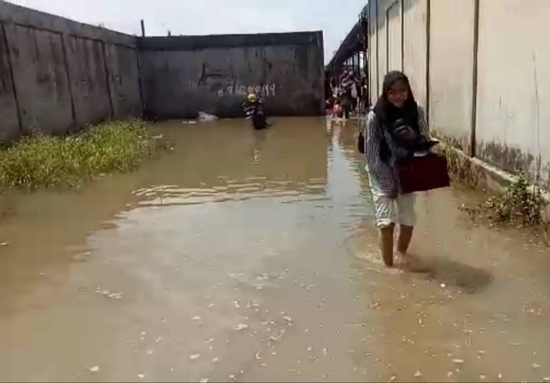 Banjir Rob Tak Pengaruhi `Nasi Kapau` Polairud Polres Karimun