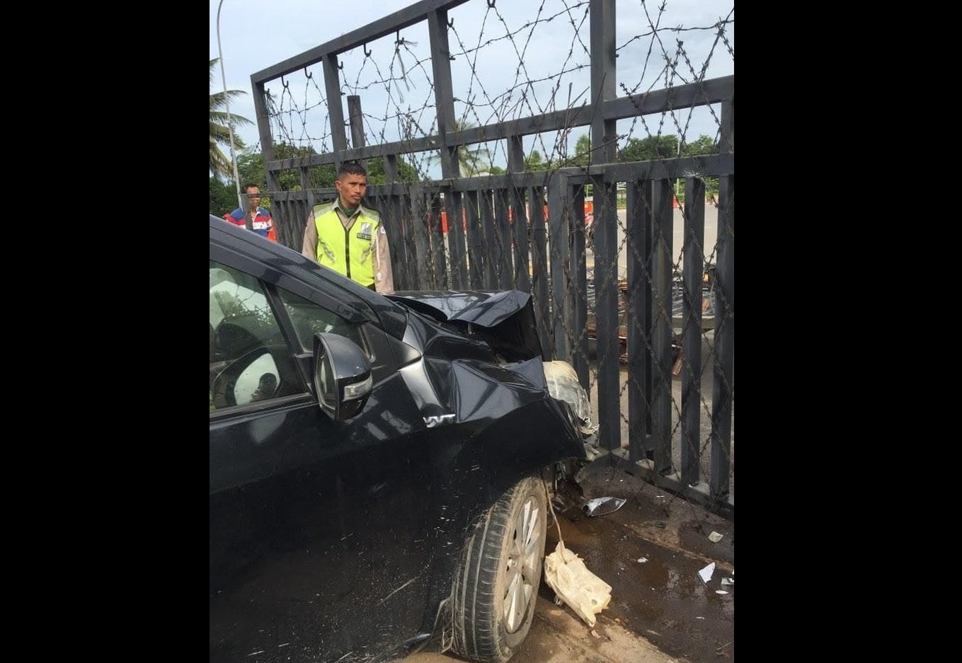 Kecelakaan Beruntun Terjadi di Depan Kawasan Industri Kabil