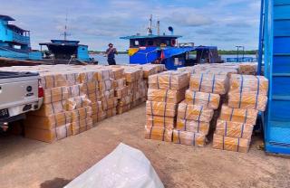 Bea Cukai Sumut Gagalkan Penyelundupan 9,5 Juta Batang Rokok dari Singapura