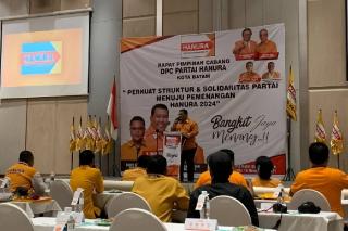 Hanura Batam Gelar Rapimcap Tatap Kemenangan Pemilu 2024