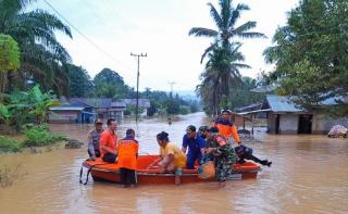 Banjir Rendam 5 Desa di Rokan Hulu Riau, 1.016 KK Terdampak