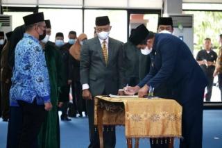 Bupati Roby Lantik 188 Pejabat Fungsional Pemkab Bintan