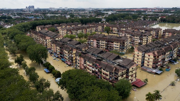 Malaysia Banjir Lagi, 125 Ribu Orang Dievakuasi