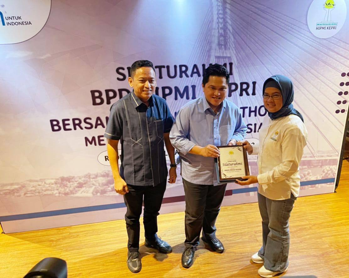 Erick Tohir Dorong HIPMI Kepri Kembangkan UMKM Berbasis Digital