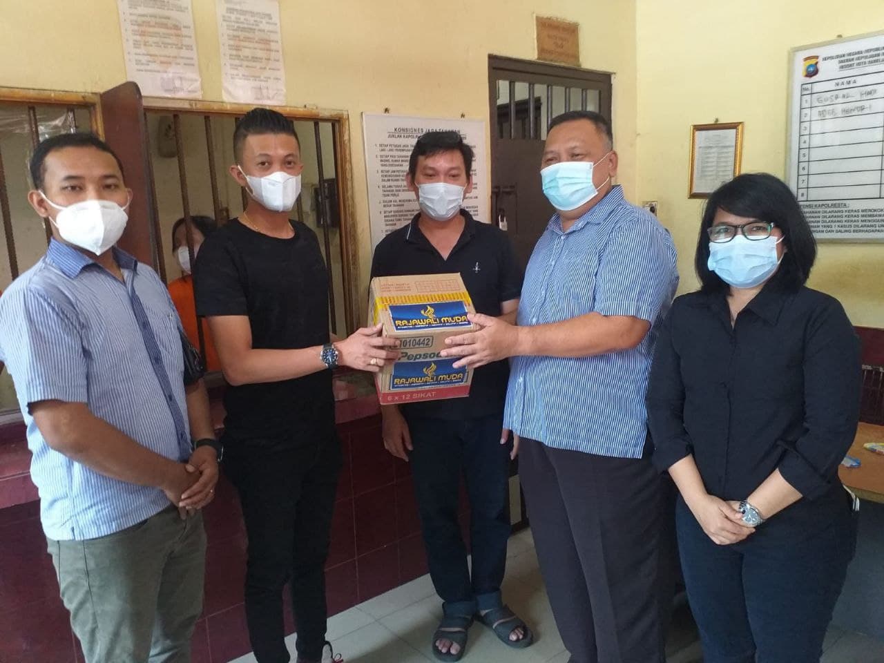 Komunitas Rajawali Muda Datangi Rutan Polresta Barelang