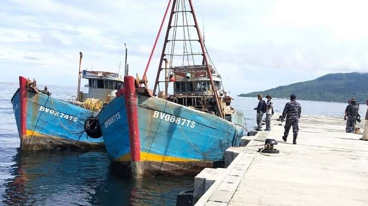 Dua Kapal Nelayan RI Tertangkap Ilegal Fishing di Thailand
