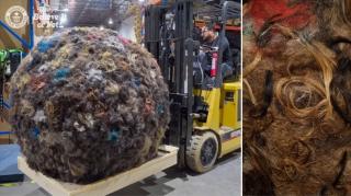 Bola Rambut Seberat 102 Kg Pecahkan Rekor Dunia