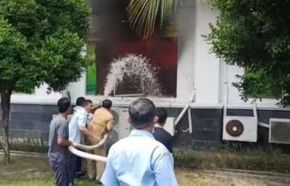Kebakaran Gedung DPRD Batam: Aliran Listrik Diputus Sementara