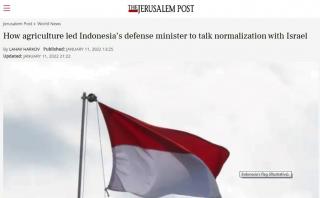 Media Israel Sebut Prabowo Kunci Normalisasi Hubungan dengan RI