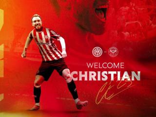 Gelandang Denmark Christian Eriksen Resmi Gabung Brentford