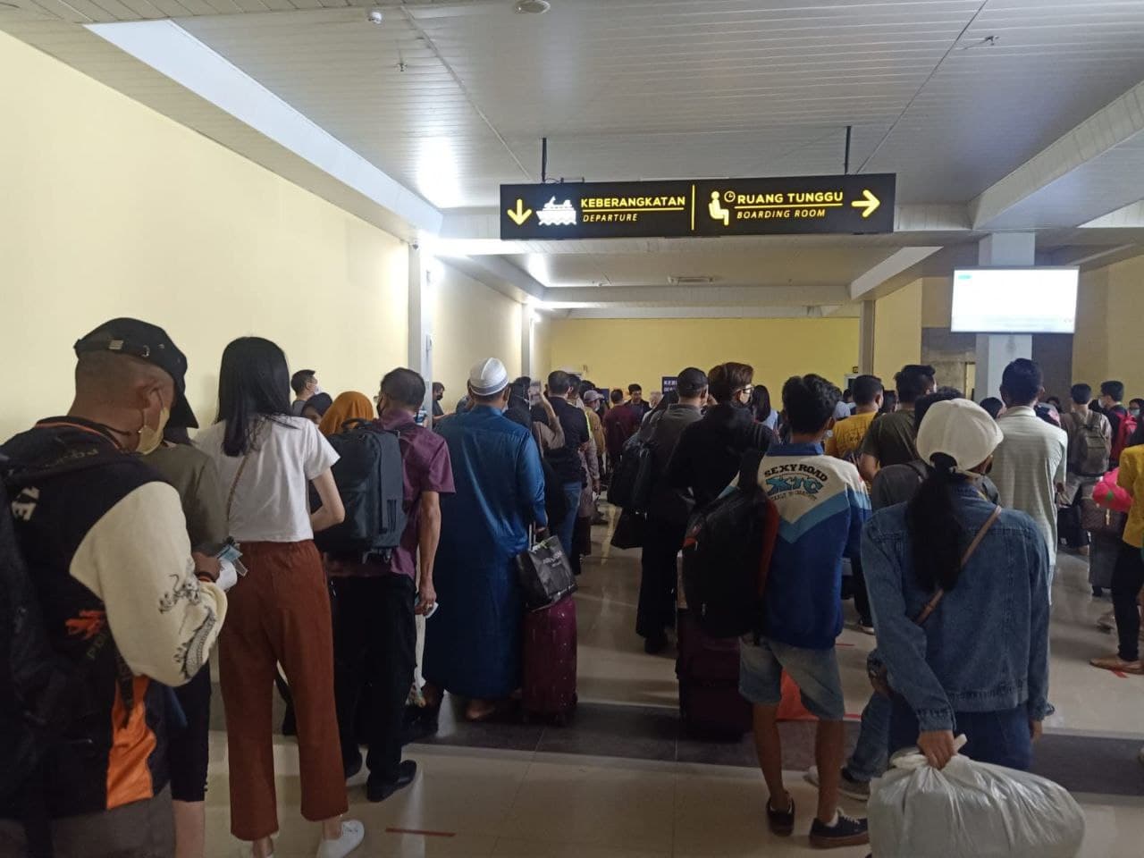 Terminal Keberangkatan Pelabuhan Punggur Padat usai Libur Imlek