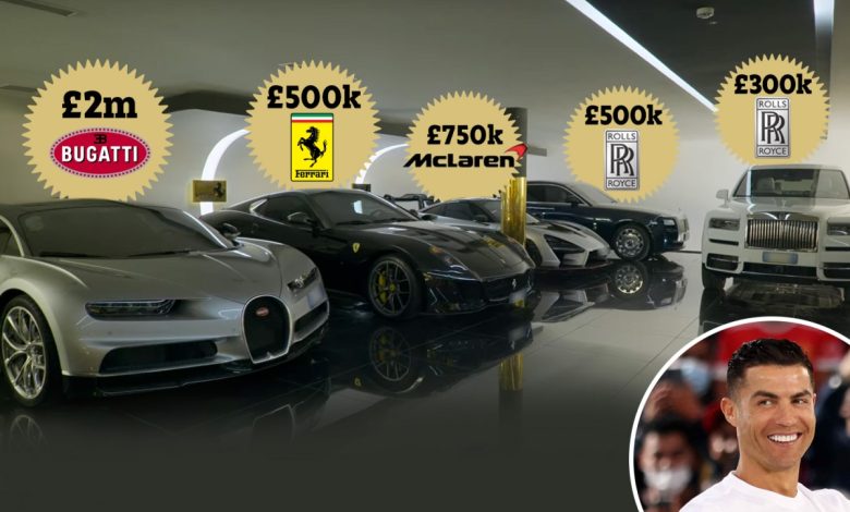Bikin Ngiler, Koleksi Mobil Ronaldo Nilainya Capai Rp 330 Miliar