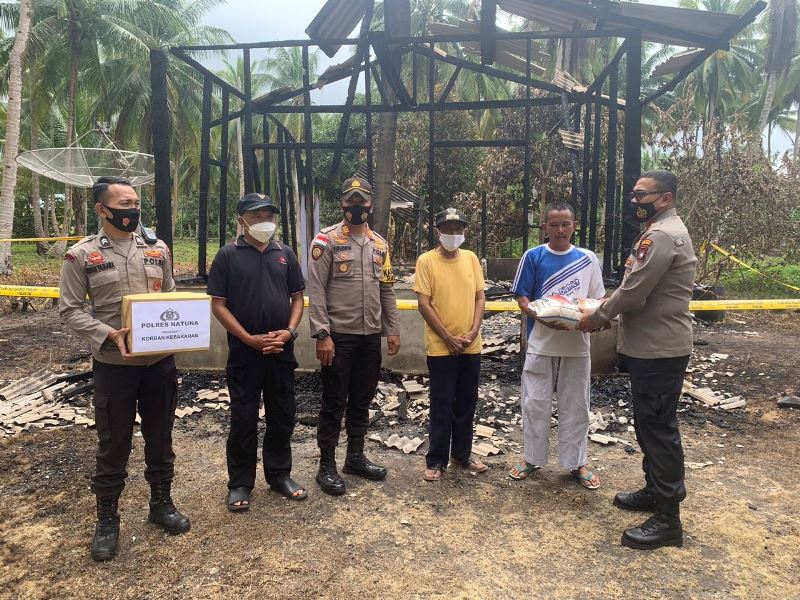 Nestapa Warga Natuna, Rumah Terbakar, Tinggal Baju Melekat di Badan