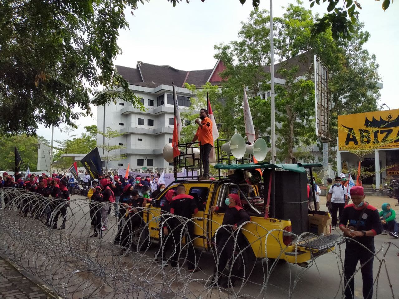 UU Cipta Kerja Hingga UMK Terus Didemo Buruh di Batam