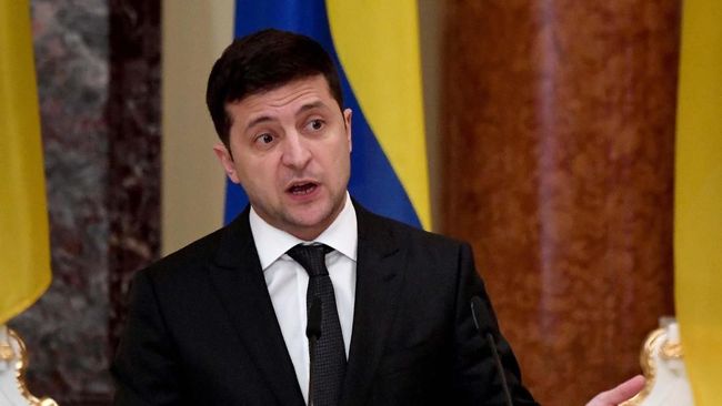 Presiden Ukraina Minta Bukti Rumor Rusia Siap Perang Rabu
