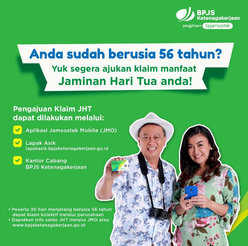 Yuk Klaim Dana JHT Bagi Peserta Usia 56 Tahun, Bisa Via Online
