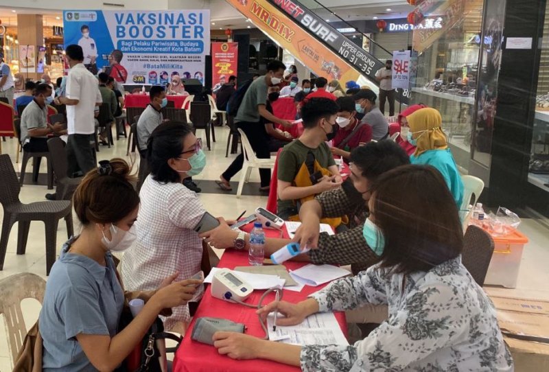 9 Ribu Pelaku Pariwisata di Batam Sudah Terima Dosis Ketiga Vaksin Corona